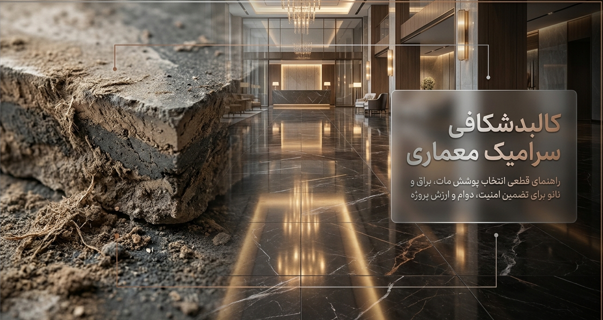 سرامیک مات بهتره یا براق؟ راهنمای کامل انتخاب پوشش کف + بررسی نانو پولیش